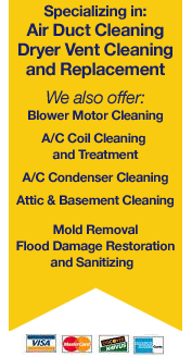 Specializing in Air Duct Cleaning